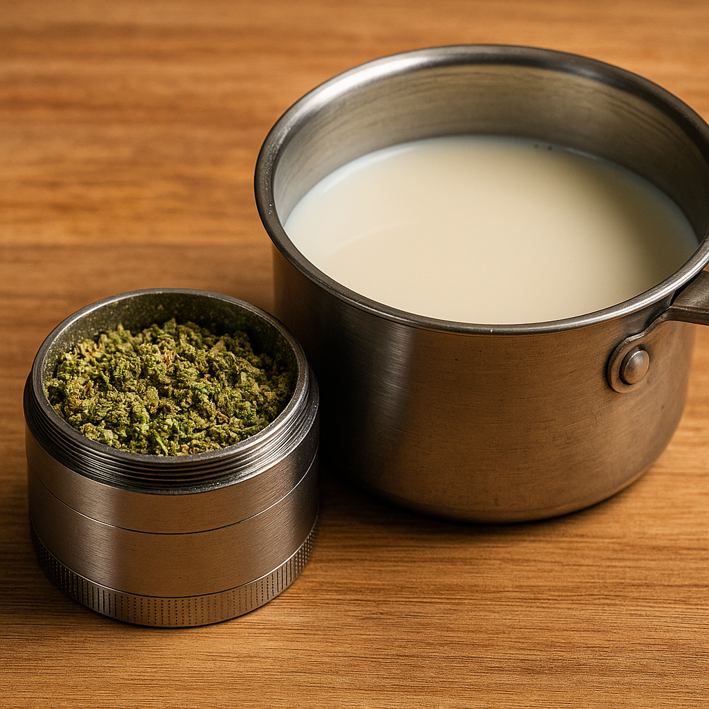 Grinder mit Milch auskochen – Anleitung & Wirkung
